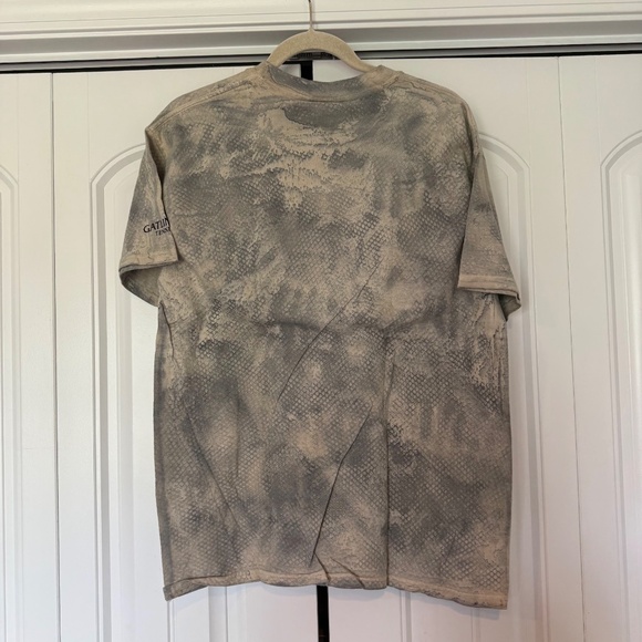 New Vintage Rattlesnake Snake AOP Graphic T-Shirt 2000s Y2K NOS All Over Print - Picture 6 of 7